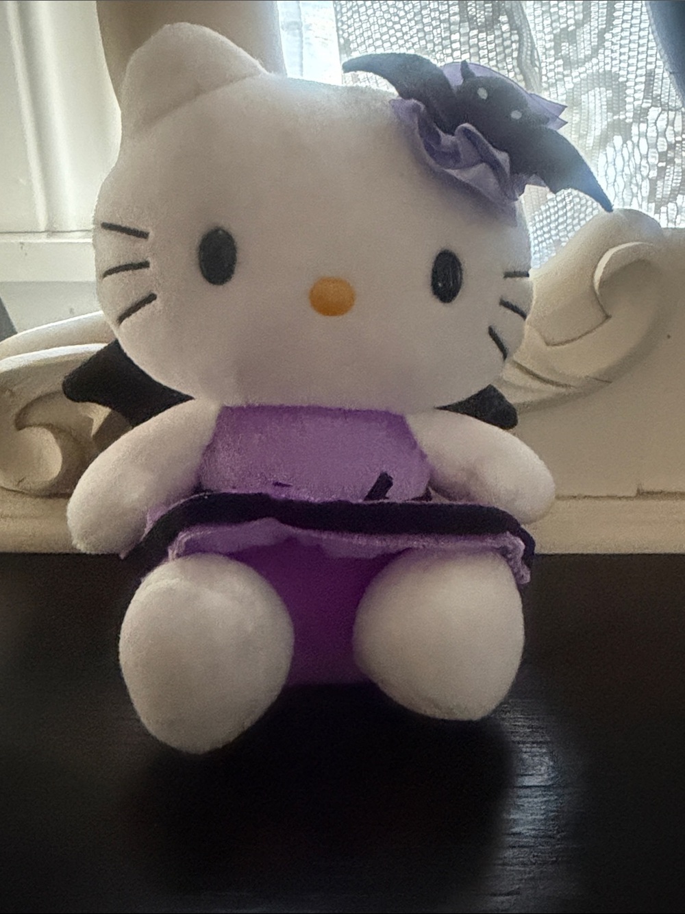 Hello Kitty White and Purple Bat Costume Plush - Picture 4 of 7